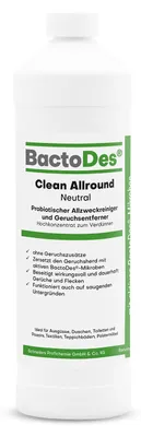 Produktbild von BactoDes® Clean Allround - Neutral  1 Liter Flasche