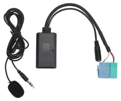 Zdjęcie produktu dla Samochodowy bezprzewodowy adapter wejścia audio AUX Przewód Bluetooth 5.0 z mikrofonem Zamiennik dla Becker