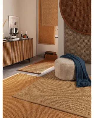 Produktbild von benuta Sisalteppich Greta Quadratisch Grau 150 x 150 cm