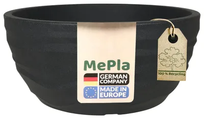 Zdjęcie produktu dla Okrągła doniczka z tworzywa sztucznego, odporna na warunki atmosferyczne, średnica 38 cm