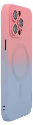 Produktbild von Für Apple iPhone 16 Pro MagSafe Silikon Hülle Linsenschutz Regenbogen-Design