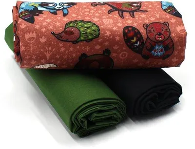 Obrázok produktu pre Sada bavlnených látok 1,5 m s 2 kusmi jednofarebnej látky