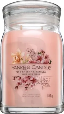Produktbild von Yankee Candle Signature, Zylinder, Pink, Kirsche (Frucht), Vanille, 90 h, 1 Stück(e)