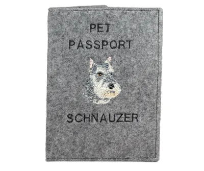 Immagine prodotto di Knírač I - Custodia per passaporto del cane, custodia per documenti, regalo per viaggiatori del marchio Art-Dog