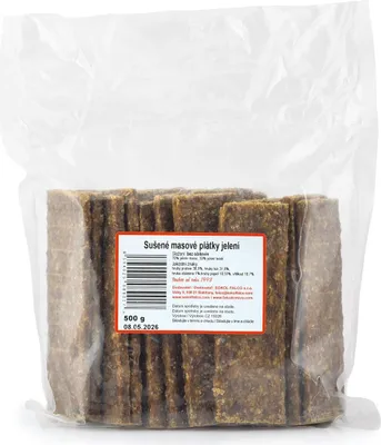 Produktbild von Sušené plátky jeleního masa 500 g