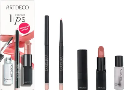 Produktbild von Magix Fix 5ml/Lip Contour Filler 0,3gr/Lipstick 4gr Artdeco Lips Perfect Set