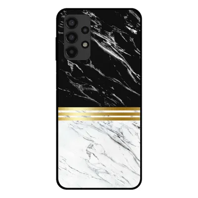 Obrázok produktu pre Smartphonica Puzdro na telefón pre Samsung Galaxy A32 4G mramorový vzhľad - zadný kryt mramorové puzdro - Black White