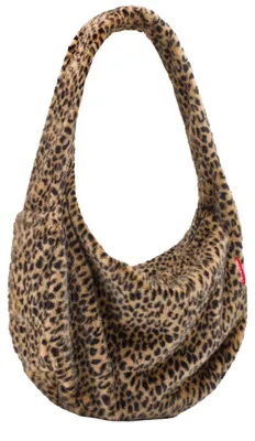 Produktbild von reisenthel moonbag Halbmondförmige Schultertasche leo fake fur GO6072
