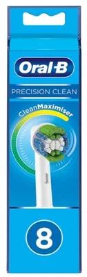Immagine prodotto di Oral-B, Precision Clean, accessori di ricambio per spazzolino CleanMaximiser, 8 pezzi