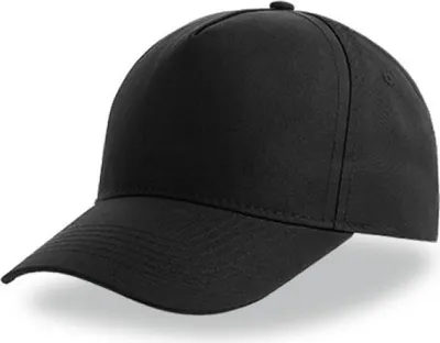 Produktbild von Atlantis Baumwolle Classics-33.0237 Kinder 5 Panel Baseball Kappe Gr. onesize black