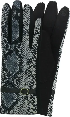 Produktbild von Damen Handschuh mit Touch Funktion Reptil Muster