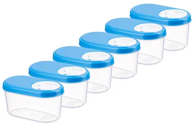Immagine prodotto di Barattolo conservazione vetro - 10 pezzi - Coperchio in bambù - da 450 ml a 2000 ml