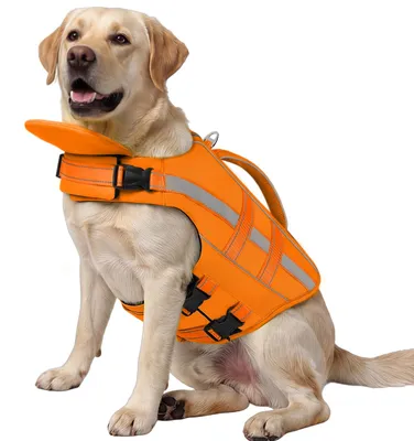 Schwimmweste für Hunde XL, abnehmbarer Auftrieb, reflektierend, 20-30 kg