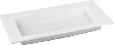 Immagine prodotto di Lavabo in ceramica Keuco Royal 60 1055 x 538 mm senza foro per rubinetto - bianco - 32150311000