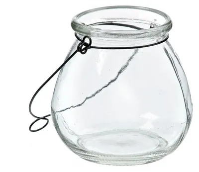 Produktbild von Windlicht Glas transparent H 11cm