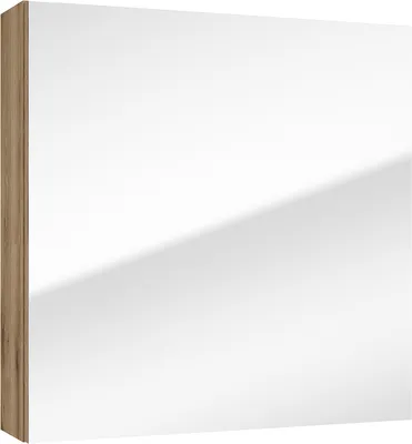 Produktbild von Badezimmer Spiegelschrank 60 cm Eiche RIVA-107