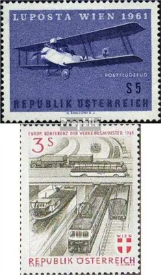 Produktbild von Briefmarken Österreich 1961 Mi 1085,1086 (kompl.Ausg.) postfrisch Sondermarken