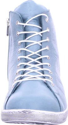 Produktbild von Andrea Conti Damen Schnürboots High Top Leder 0341500, Größe:38 EU, Farbe:Blau
