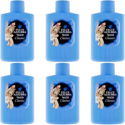 Produktbild von 6x PAGLIERI Felce Azzurra Talco Classico Körperpuder Talkpuder Talkum 150g dose
