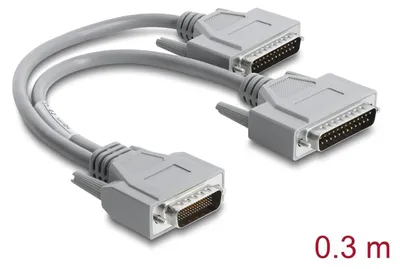 Produktbild von Adapter Y-Kabel RS-232 LFH D-Sub 60 Pin zu 2x D-Sub 25 0,3m