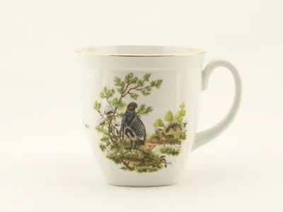 Image de Tasse carrée 0,60 l, porcelaine de chasse, Leander