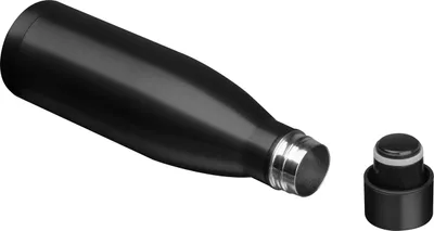 Produktbild von Vakuum Trinkflasche aus Edelstahl / 500ml / Farbe: schwarz