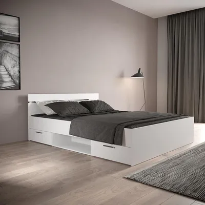 Immagine prodotto di Letto multifunzionale 160x200 MICHIGAN bianco perla