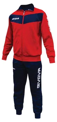 Produktbild von Givova - "Tuta Visa" Trainingsanzug für Herren PP10604 (M) (Rot)