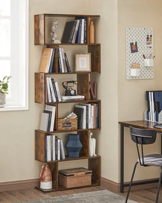 Produktbild von VASAGLE Bücherregal mit 6 Ebenen Vintage 70 x 24 x 190,5 cm aus Holz Standregal