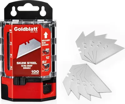 Image de Goldblatt G08283 Lames polyvalentes SK2M en acier avec distributeur, 100 pièces