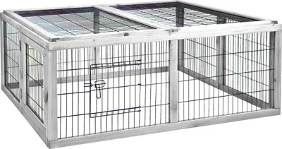 Produktbild von Duvo+ Kaninchenauslauf Woodland Cottage weiß