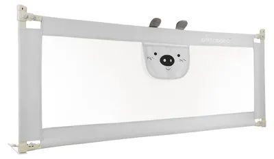 Produktbild von Primabobo BÄR Bettgitter 200 cm, höhenverstellbarer Rausfallschutz 70–98 cm, Grau
