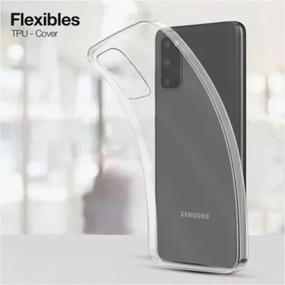Produktbild von TPU-Hülle Transparent für Samsung Galaxy S20 / S20 FE - Modellkompatibilität: Für Samsung Galaxy S20 - Displayglas: Ohne 9H Displayglas