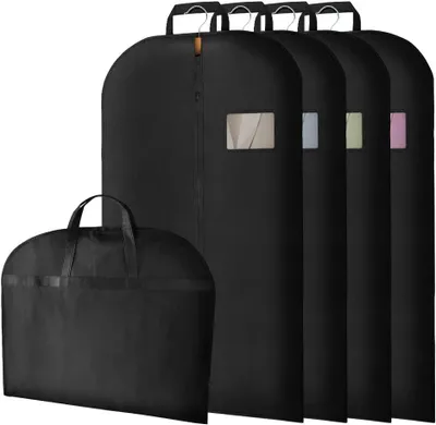 Produktbild von Kleidersack – Set mit 4 Stück – 60 x 100 cm – Wasserabweisend – Wiederverwendbar