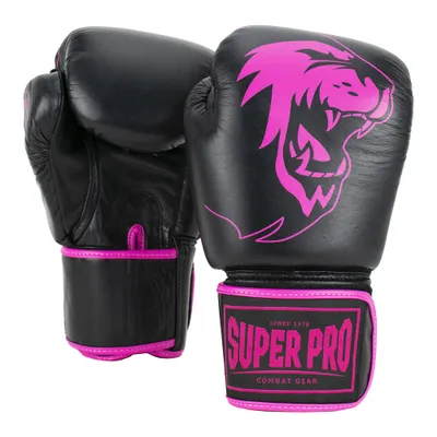 Obrázok produktu pre Boxerské rukavice Super Pro "Warrior", 14 oz., čierno-biele