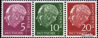 Produktbild von Briefmarken BRD (BR.Deutschland) 1958 Mi W20X postfrisch