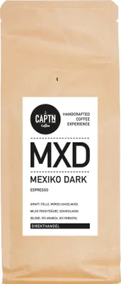 Produktbild von MEXIKO DARK Espresso ganze Bohne | Kräftig, Haselnuss, Schokolade | 500 g | Specialty Coffee aus Direkthandel