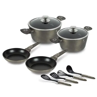 Image de BERLINGERHAUS Set de vaisselle avec surface en titane 10 pcs Crystal Collection