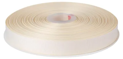 Ripsband 22 mm x 91 m, Elfenbein, Polyester