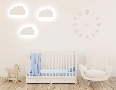 Produktbild von Baby Feinjersey Bettlaken aus 100% Baumwolle - Hellblau - 60-70 x 120-140 cm