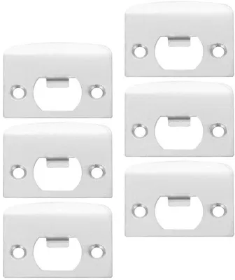 Immagine prodotto di 5 piastre di protezione in RV per maniglie delle porte, piastre di sicurezza, piastre in RV, serrature per porte, sistemi di chiusura per porte, serrature da incasso