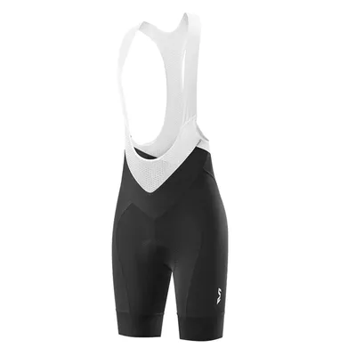 Image de ROCKBROS TVI Salopette femme à bretelles Culotte à bretelles vélo rembourrée 3D, Noir, L
