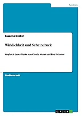 Produktbild von Wirklichkeit und Seheindruck
