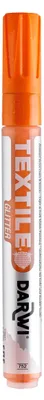 Produktbild von Darwi 6x Textilmarker Glitter, Spitze 2mm, 6ml, Orange Orange DA0140013752C