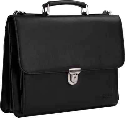 Produktbild von LEONHARD HEYDEN Aktentasche Laptoptasche mit Laptopfach Hannover Briefcase 2 Compartments Black schwarz