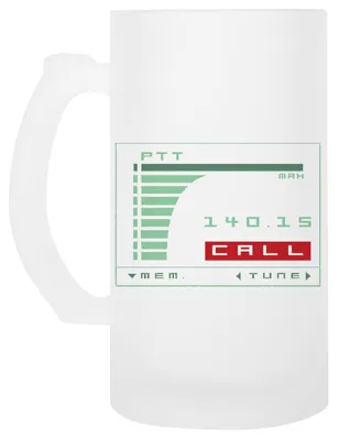 Zdjęcie produktu dla Szklanka do piwa z uchwytem, przezroczysty design