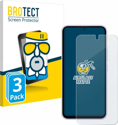 Produktbild von 3x BROTECT Entspiegelungs Schutzglas für Samsung Galaxy A54 5G Schutzfolie Panzer Folie Glas Display Schutz matt