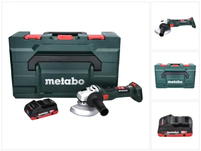 Obrázek produktu pro Metabo W 18 LT BL 11-125 Akumulátorová úhlová bruska 18 V 125 mm bez kartáčů + 1x akumulátor 4,0 Ah + metaBOX - bez nabíječky