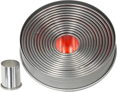 Image de Emporte-pièce, rond, lisse, 22-113mm Ø, fer blanc