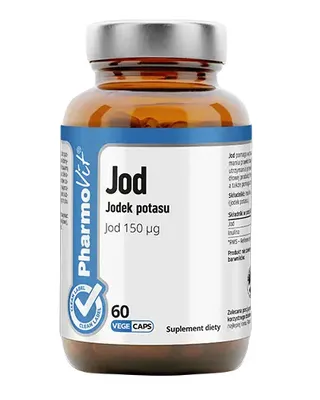 Obrázok produktu pre JODID DRASELNÝ (150 µg) BEZLEPKU 60 KAPSULÍ - PHARMOVIT (ČISTÝ ŠTÍTOK)
